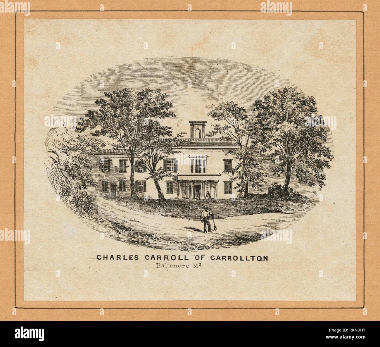 Carroll of carrollton hi-res stock photography and images - Alamy