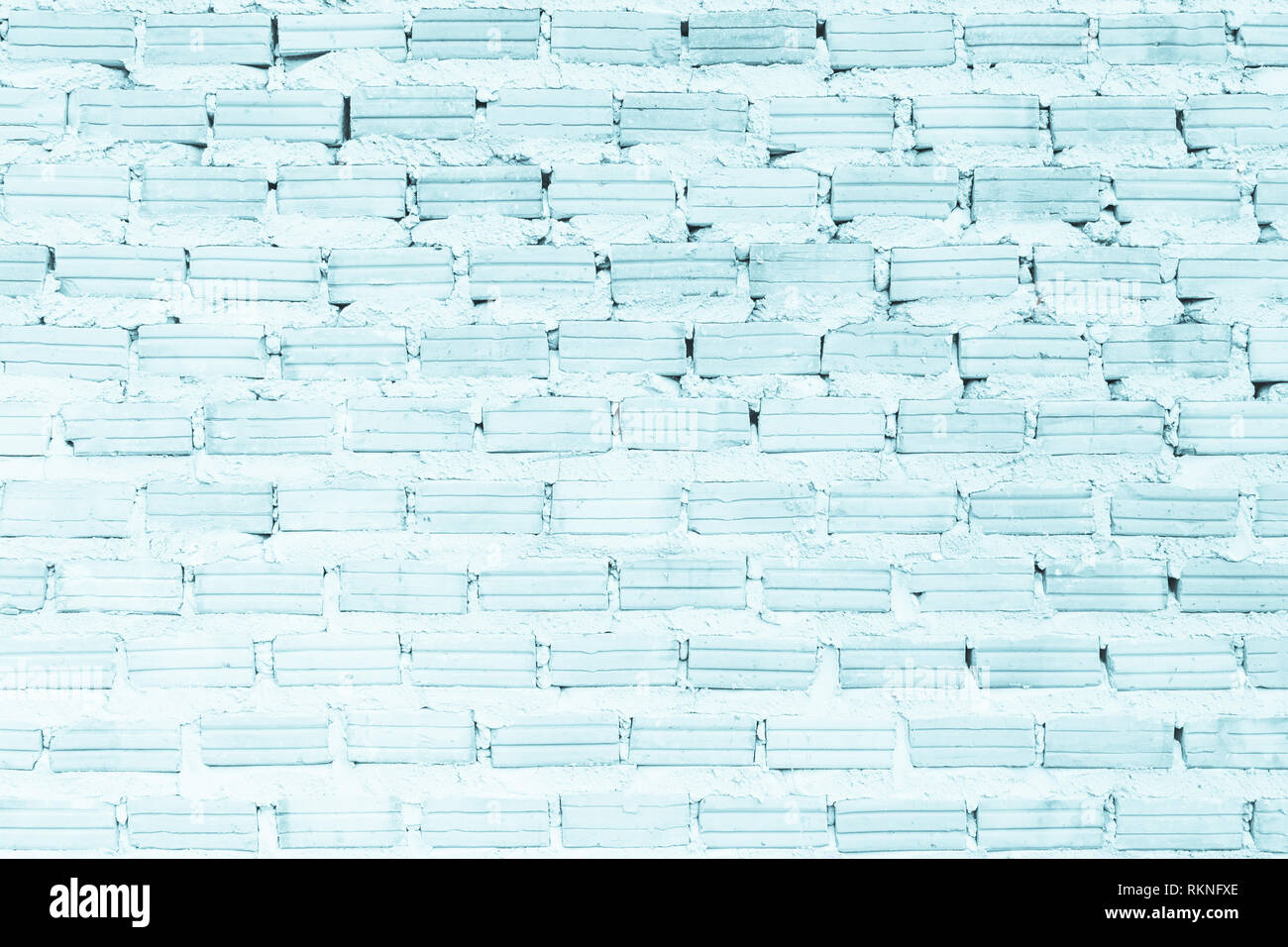 Blue brick wall antique texture background. Abstract brickwork or design architecture stonework flooring interior Include rock old pattern clean have  Stock Photo