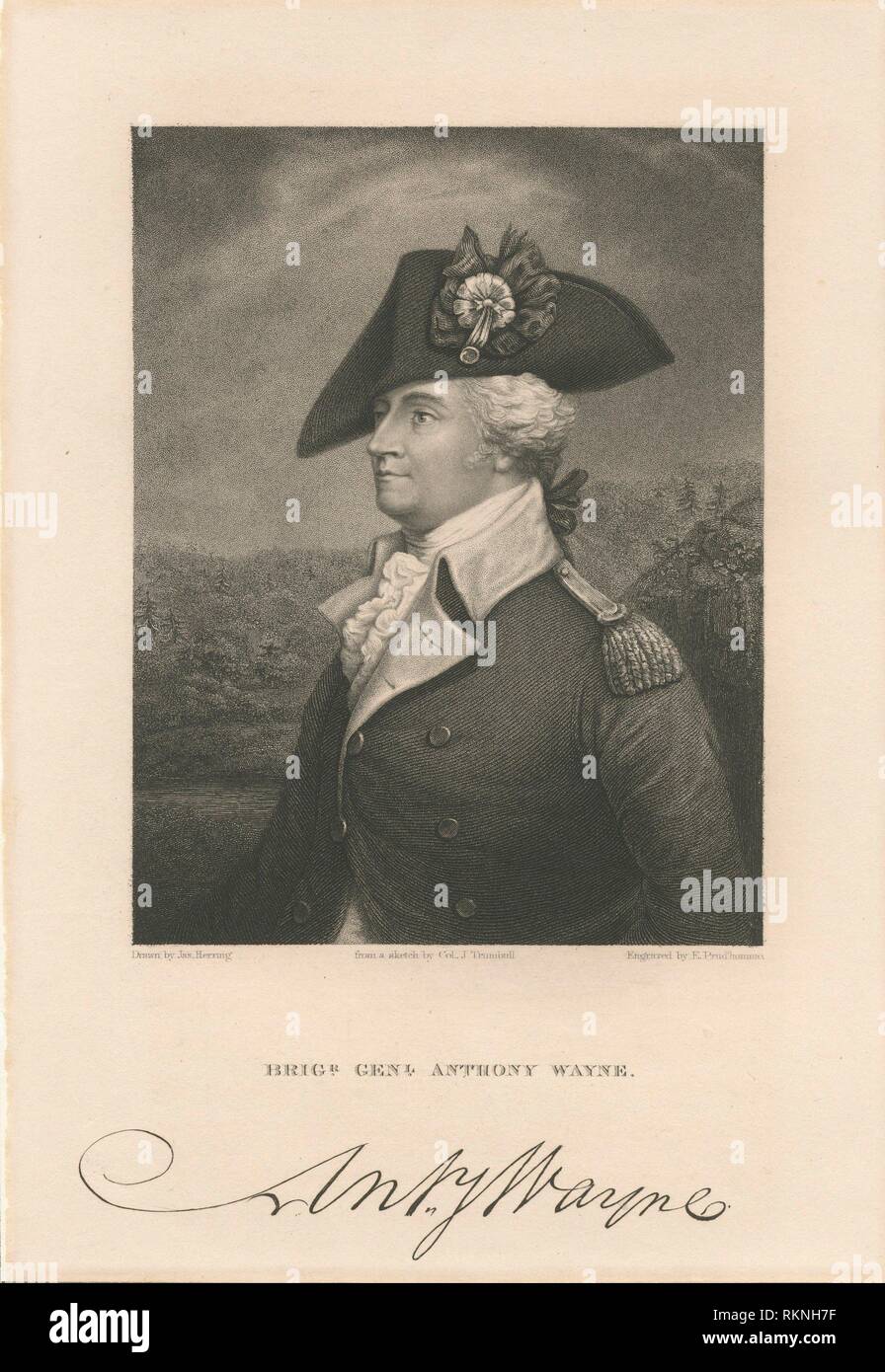 Anthony Wayne. Herring, James (17941867) (Artist) Prud'homme, John Francis Eugene (18001892