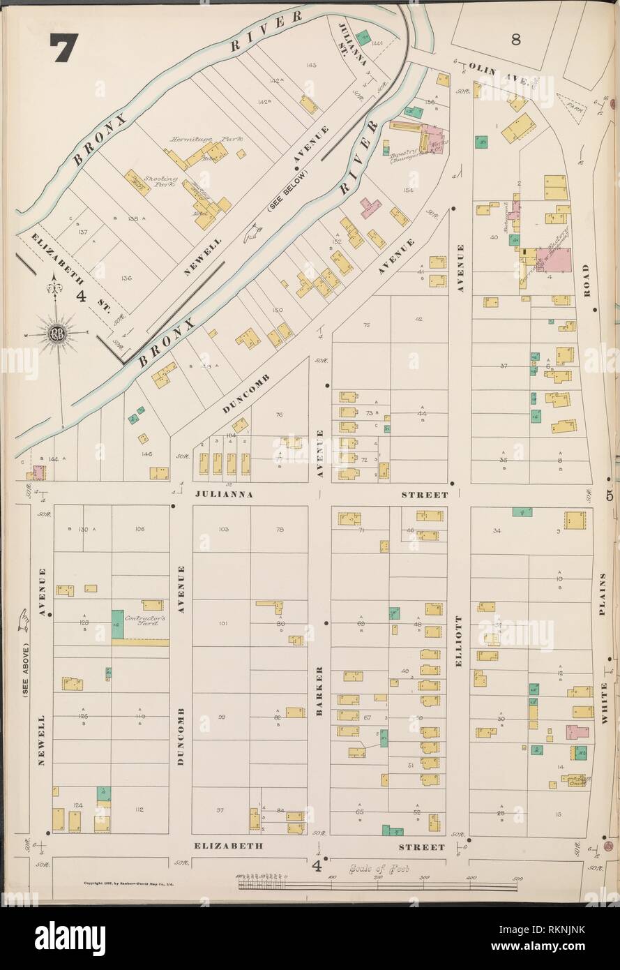 Bronx, V. B, Plate No. 7 [Map bounded by Bronx River, Olin Ave., White