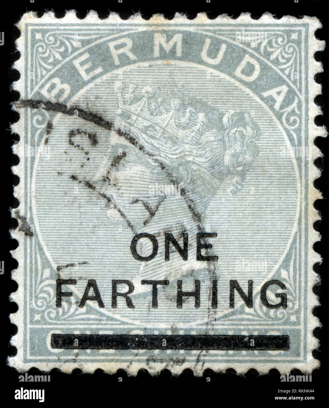 Postage stamp from Bermuda in the Definitives series issued in 1901
