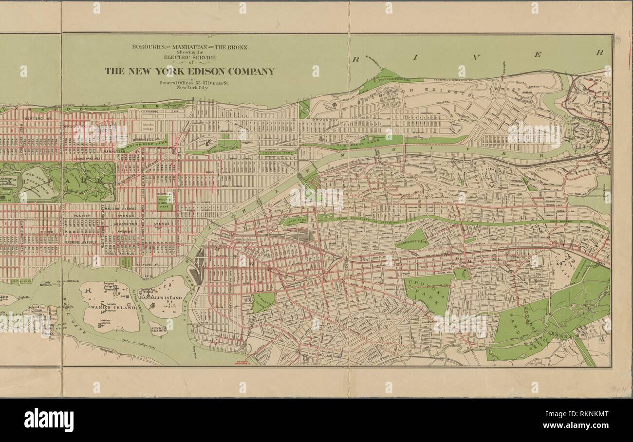 Map of edison hires stock photography and images Alamy