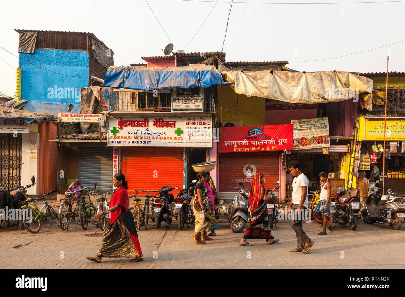 housing in Mumbai, India Stock Photo