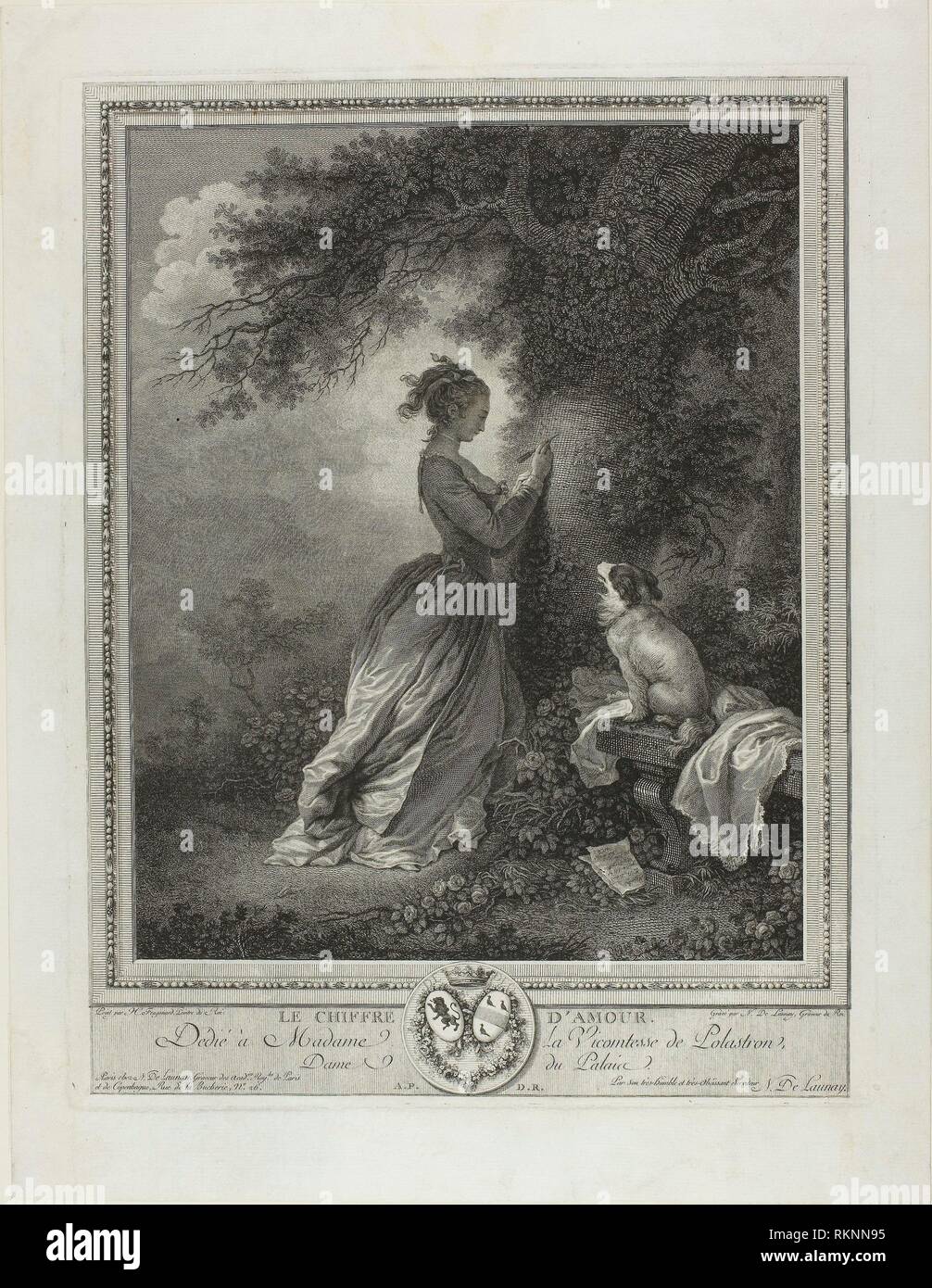 The Souvenir Nicolas Delaunay (French, 17391792) after Jean Honoré