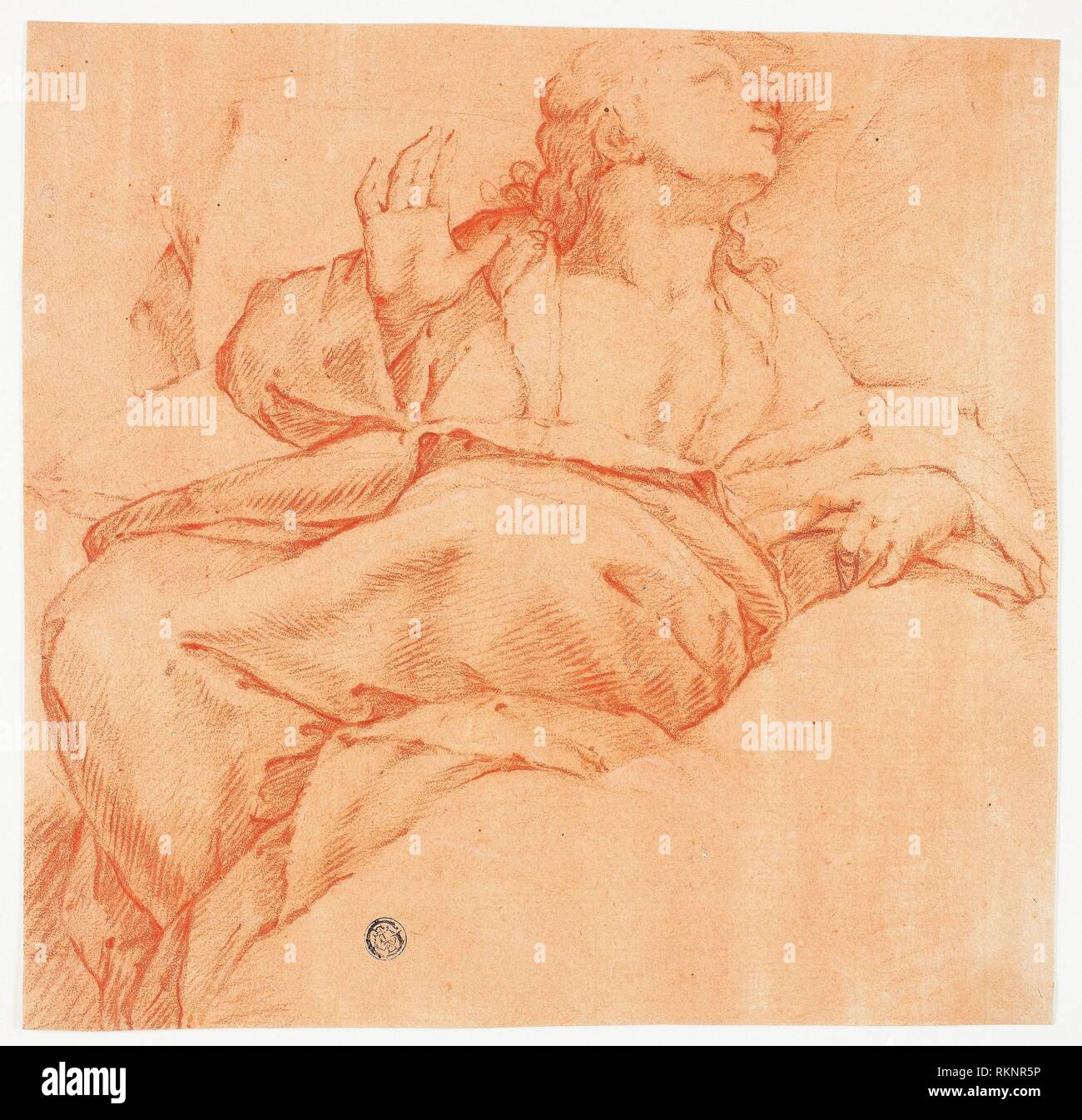 Red chalk on red prepared paper hires stock photography and images Alamy