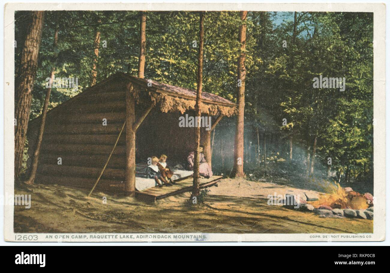 Camping Adirondack Mountains Stock Photos Camping Adirondack