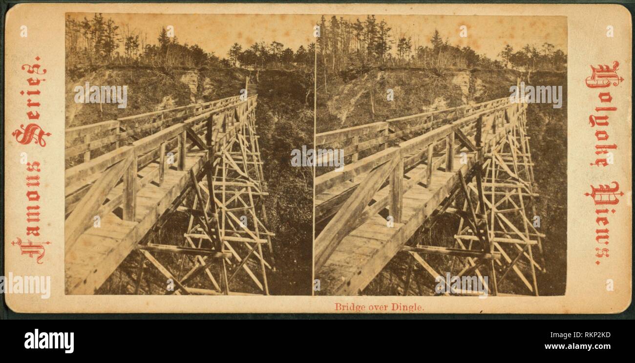 Bridge over Dingle. Additional title Famous series. Holyoke views. Bicknell & Rice