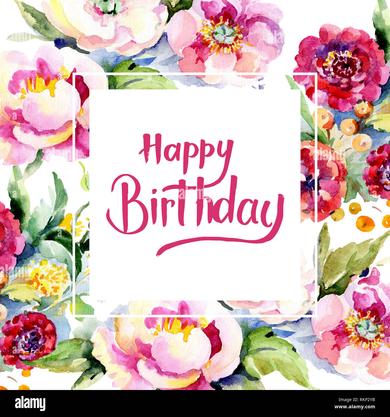 Bouquets Floral Botanical Flower Watercolor Background