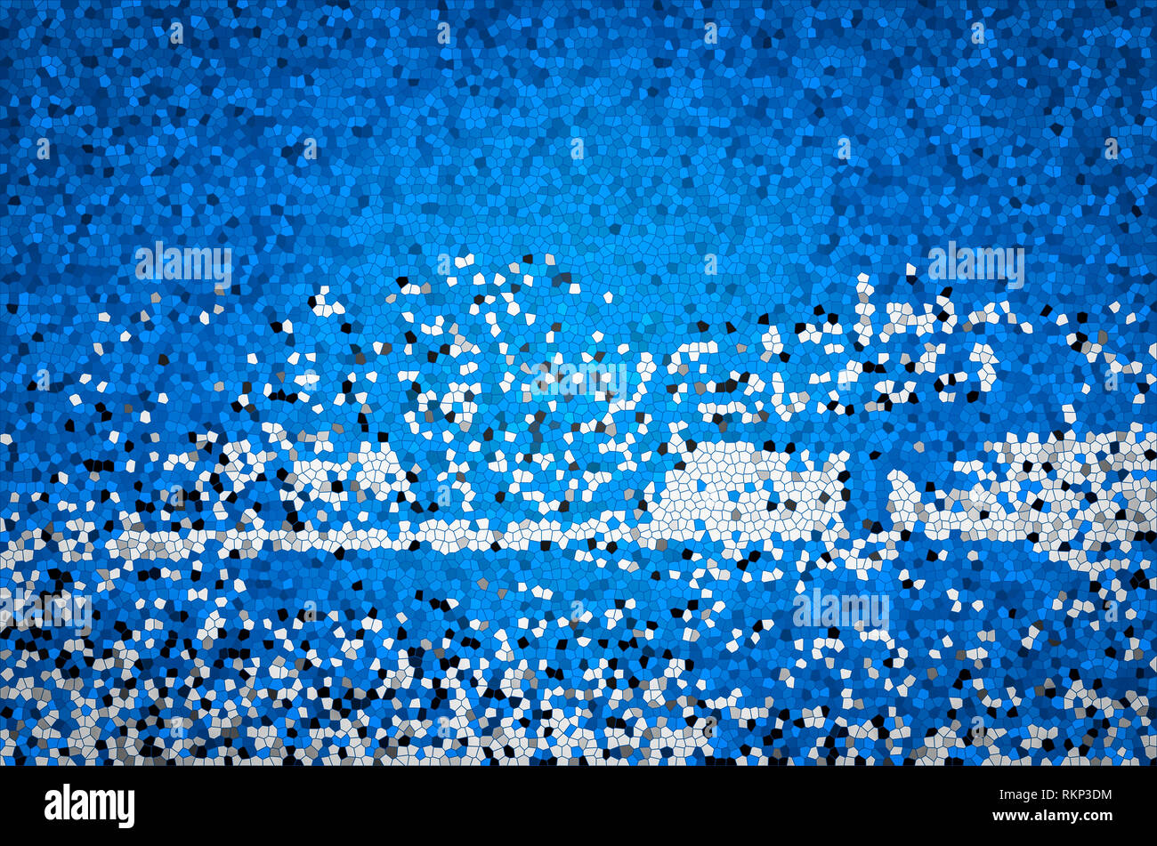 Abstract blue & white background showing cold or winter season. Stock Photo