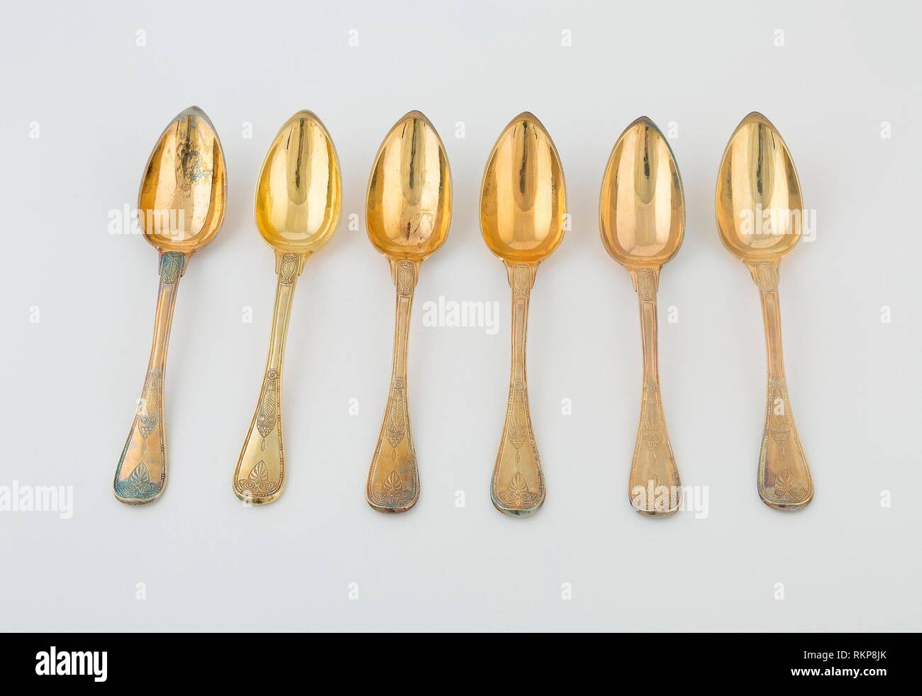 Set of Tablespoons (10) 1789/1820 MartinGuillaume Biennais French