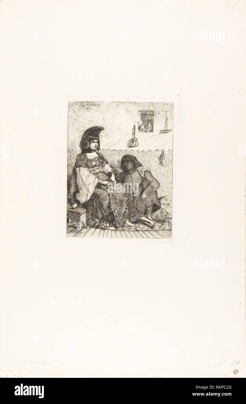 Algerian Jewess 1833 Eugène Delacroix French, 17981863 Artist