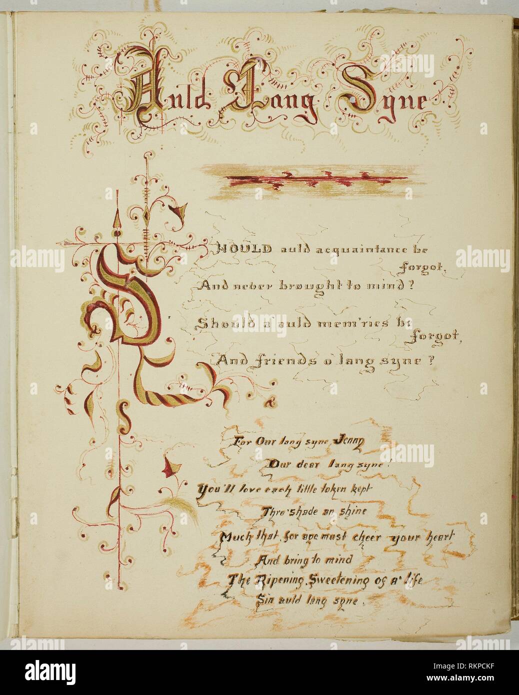 Auld Lang Syne Album 1855/68 Cowper, attributed English, mid 19th century Artist