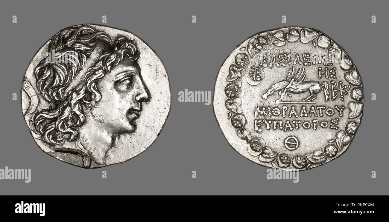 Tetradrachm (Coin) Portraying Mithradates VI of Pontus and Bithynia