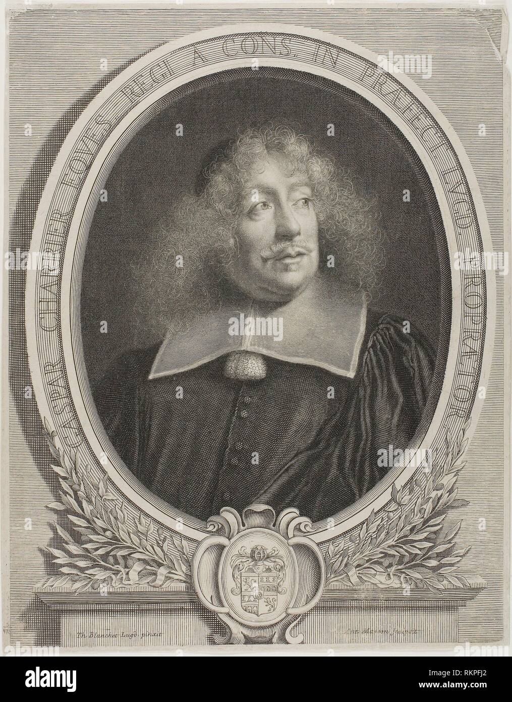 Gaspar Charrier, King's Secretary - Antoine Masson (French, 1636-1700 ...