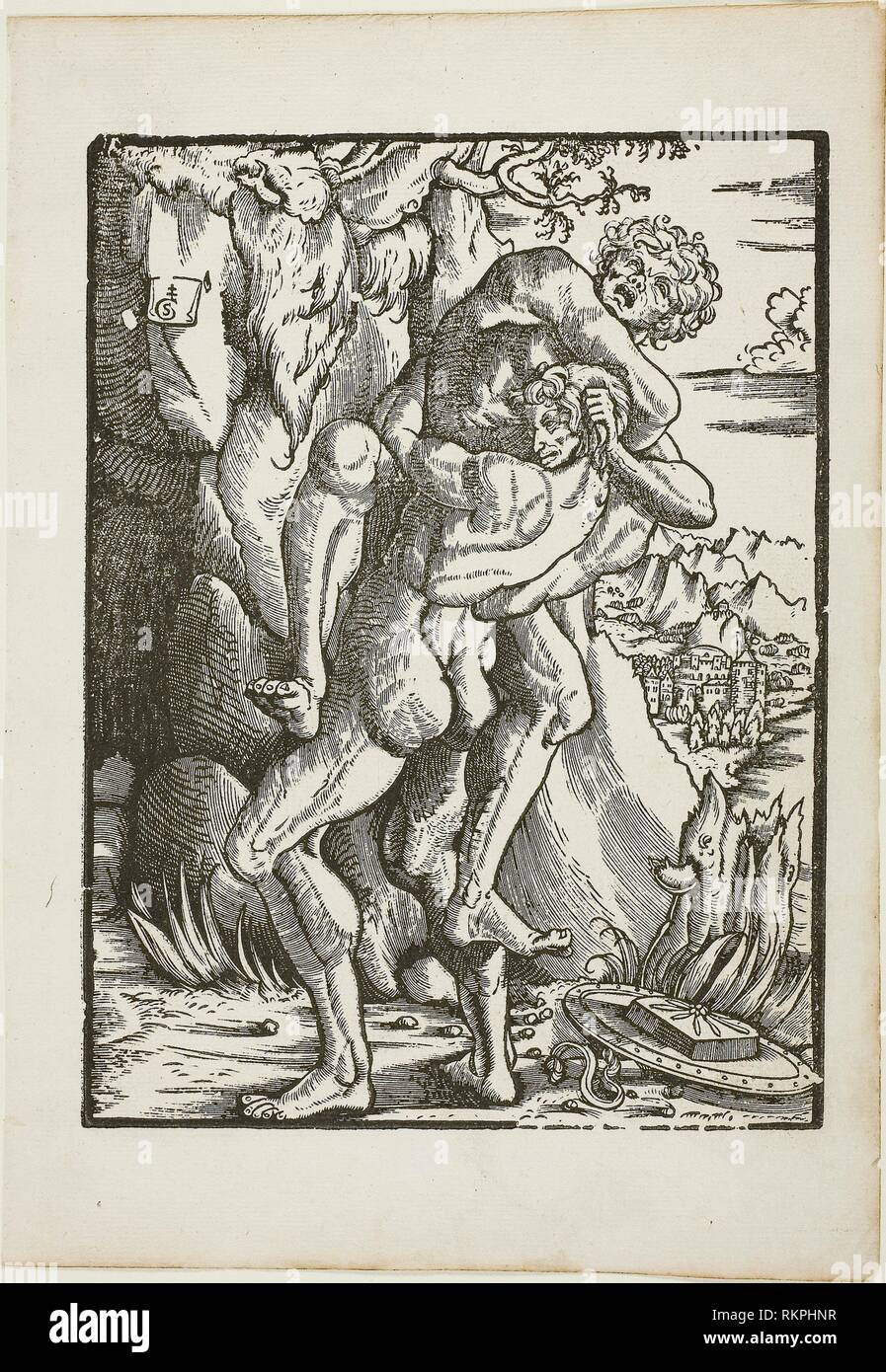 The Labors of Hercules Hercules and Antaeus c. 1528 Gabriel Salmon