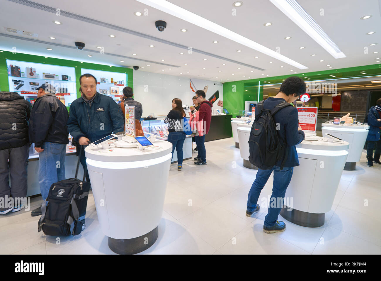 Wilson Telecom Hk HONG KONG - CIRCA JANUARY, 2016: Wilson Communications Mobile Phone ...