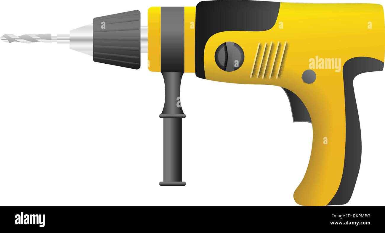 Download Power Drill Machine Icon Realistic Style Stock Vector Image Art Alamy