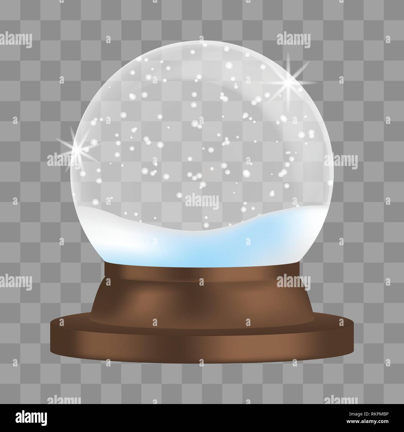 Snowglobe icon, realistic style Stock Vector Image & Art - Alamy