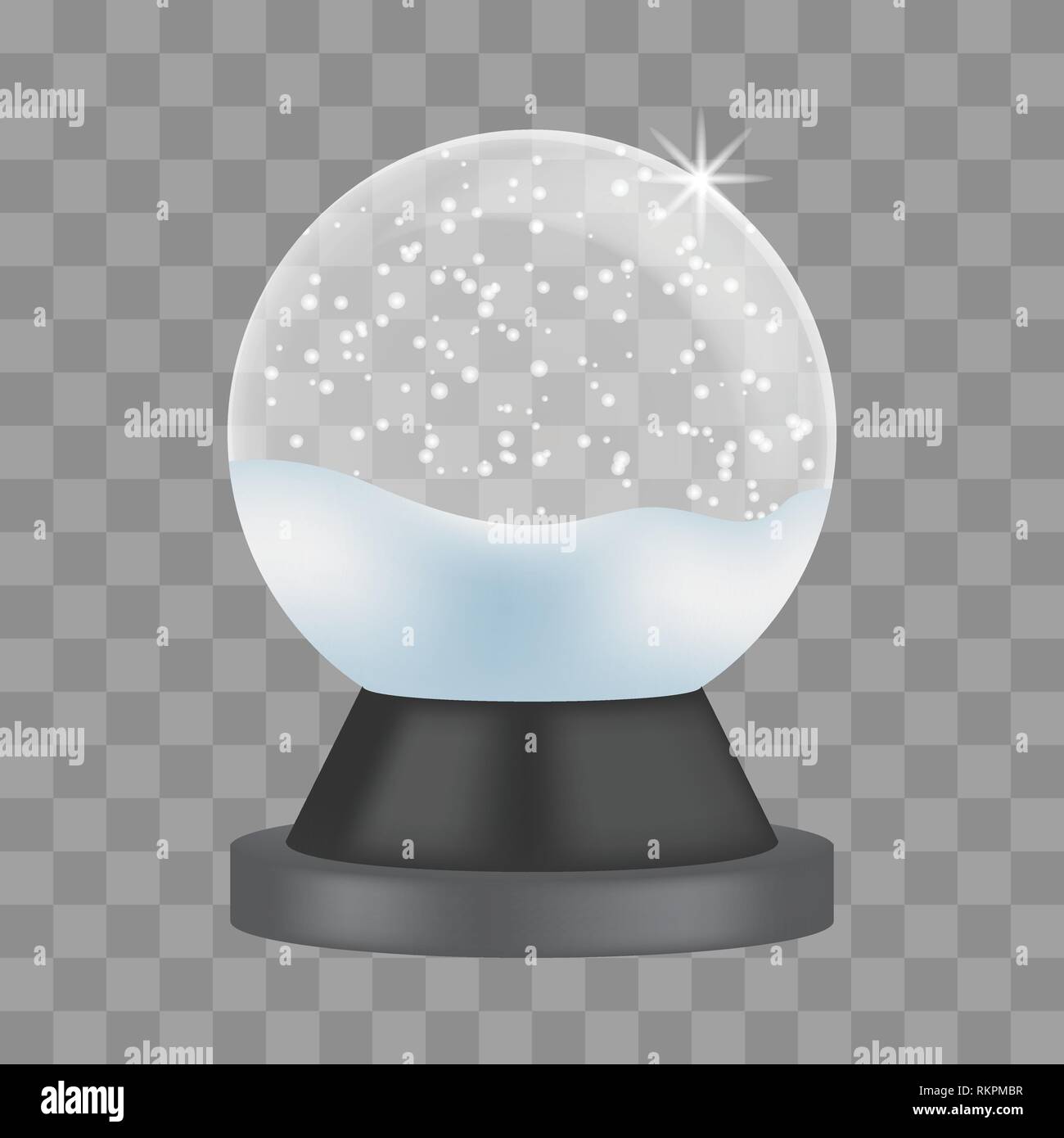 Winter snowglobe icon, realistic style Stock Vector Image & Art - Alamy