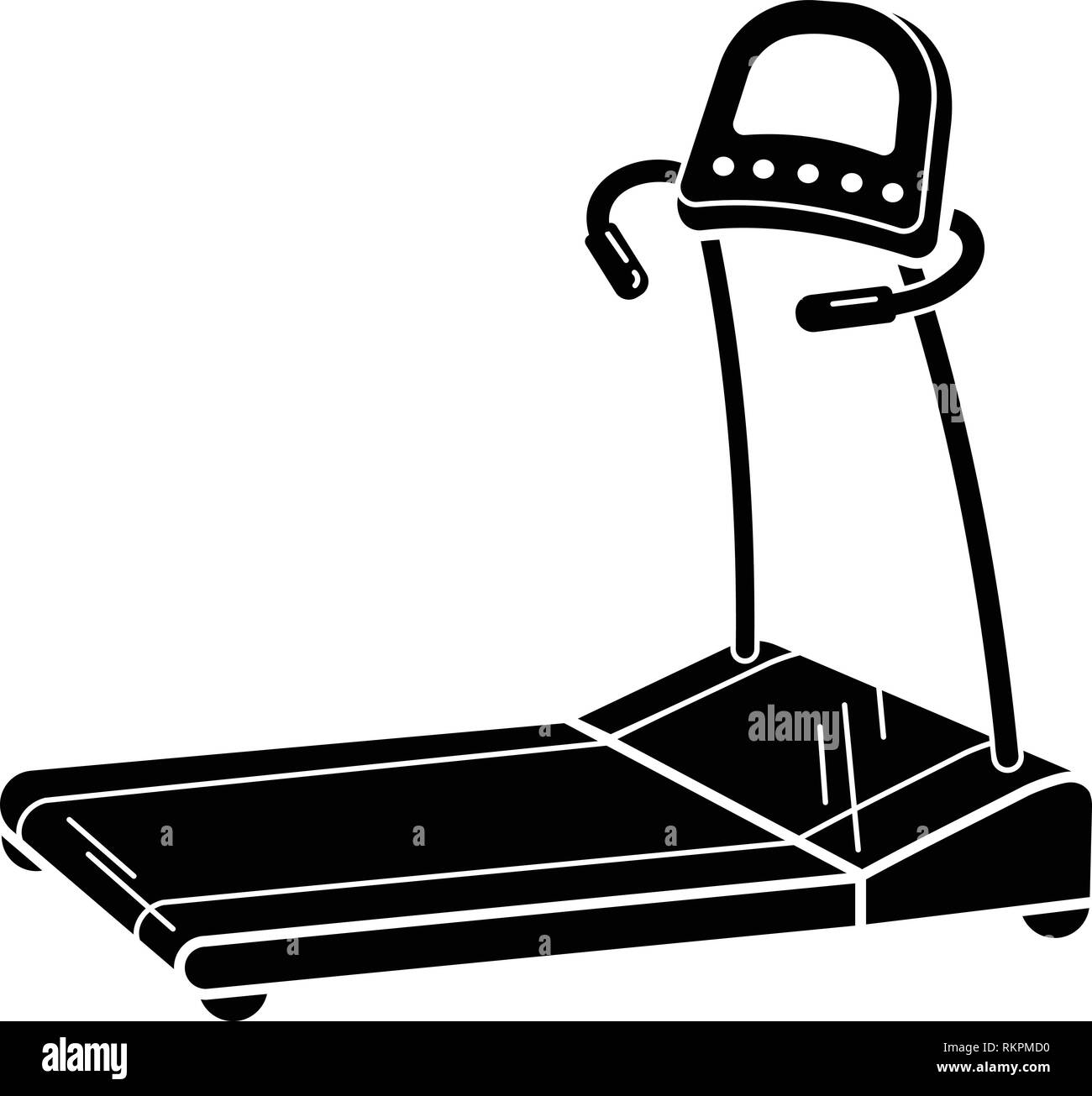 Treadmill icon, simple style Stock Vector Image & Art Alamy