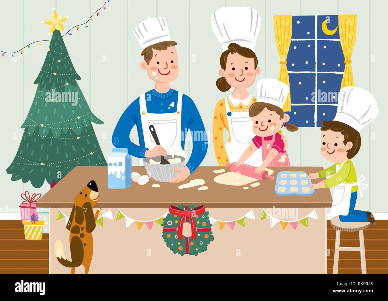 Vector Illustration Of Happy Family Together In Winter Time 008 Stock Vector Image Art Alamy Vector Illustration Of Happy Family Together In Winter Time 008 Stock Vector Image Art Alamy