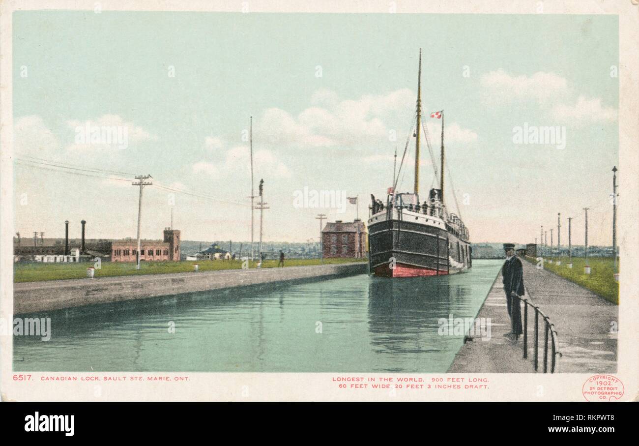 Vintage Welland Canal Postcards Ontario Canada 1950s