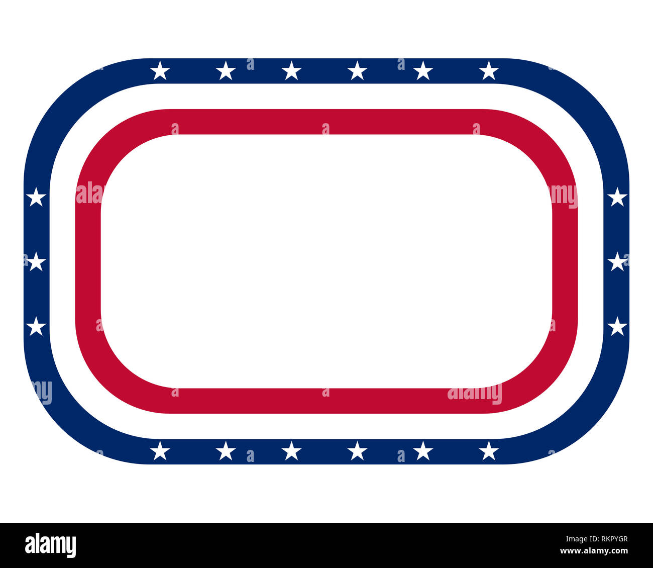 American flag with copy space Stock Photo - Alamy