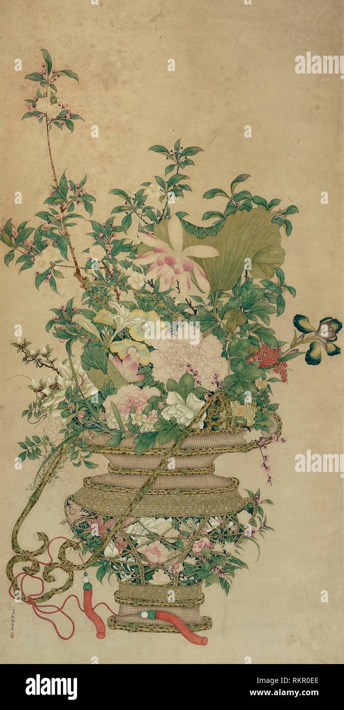 Flowers of the Four Seasons Qing dynasty (16441911), 18th/19th