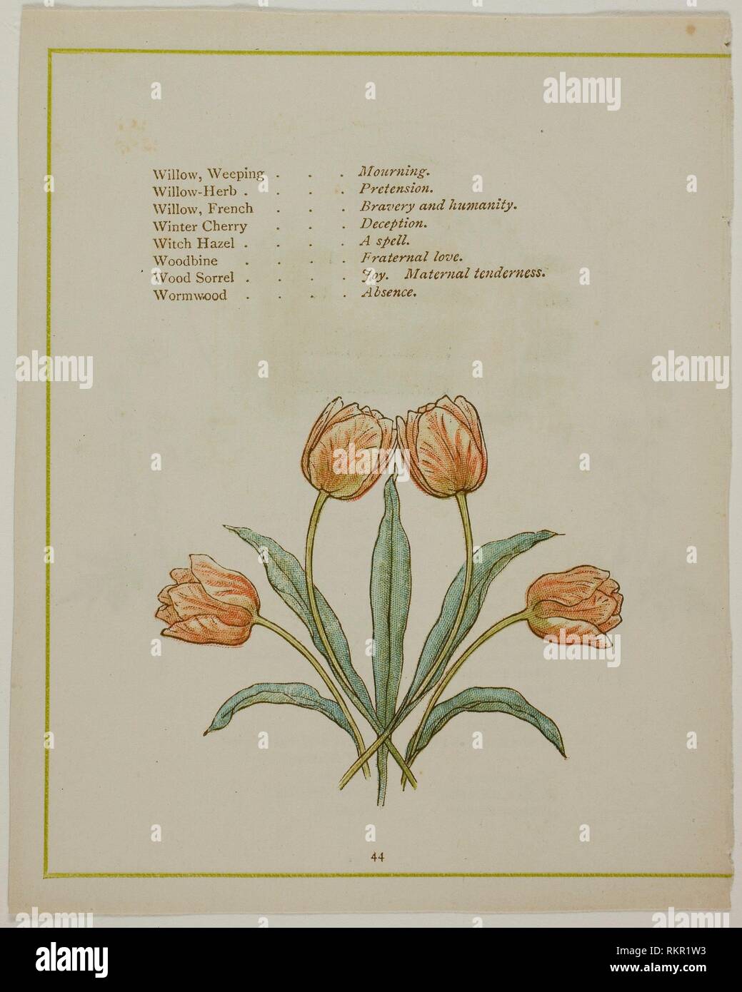 Kate greenaway the language of flowers hires stock photography and