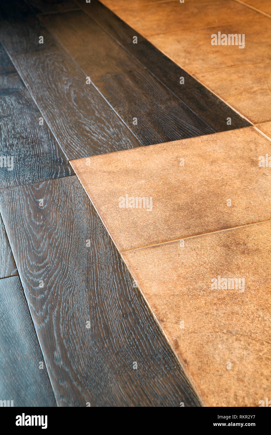 Floor Tile Imitating Wood For Parquet Close Up Background Texture