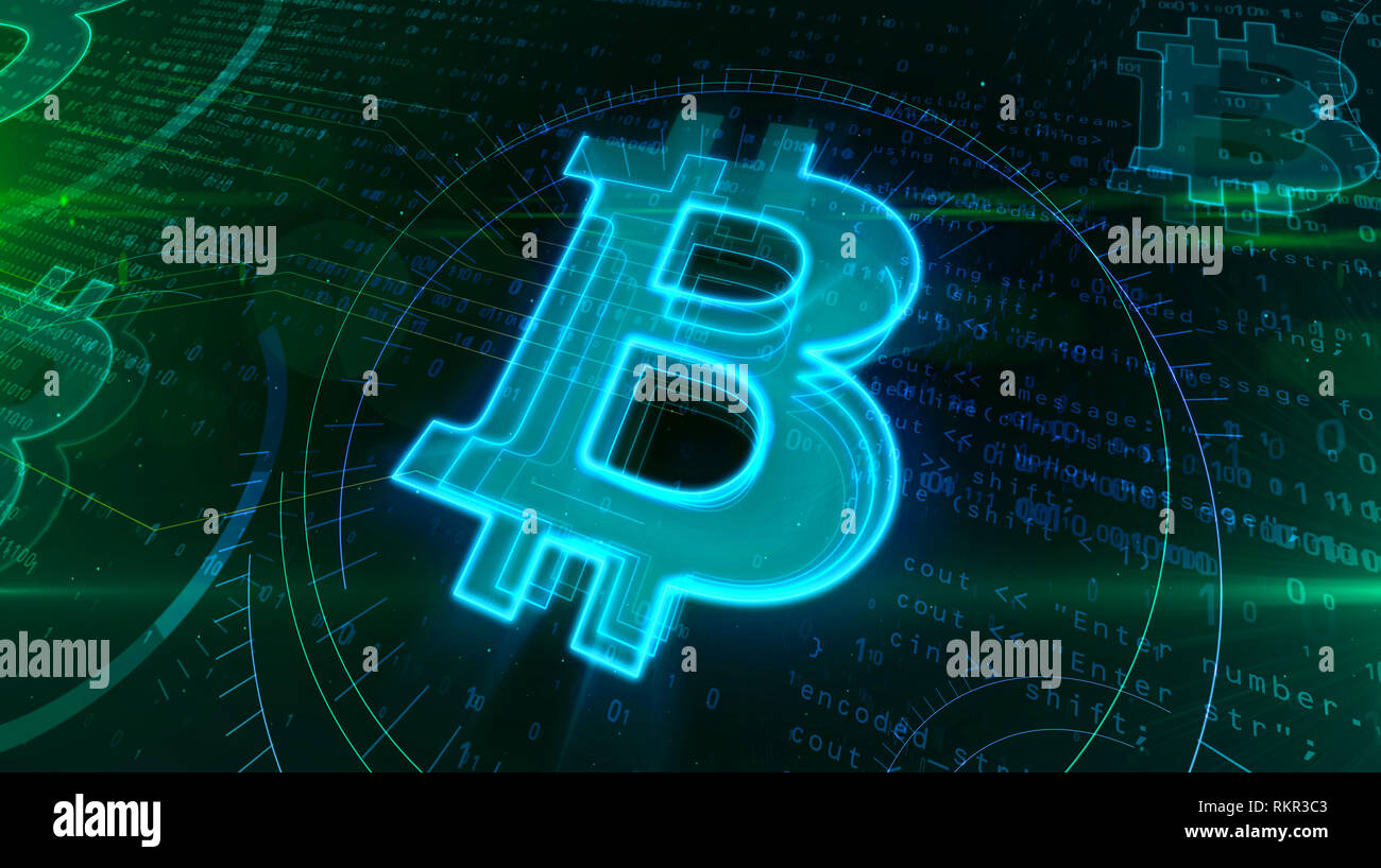 Bitcoin logo hi-res stock photography and images - Alamy