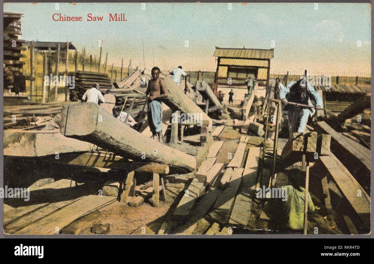 Chinese saw mill. Chrom. Edit. Kingshill (Firm Shanghai) (Publisher