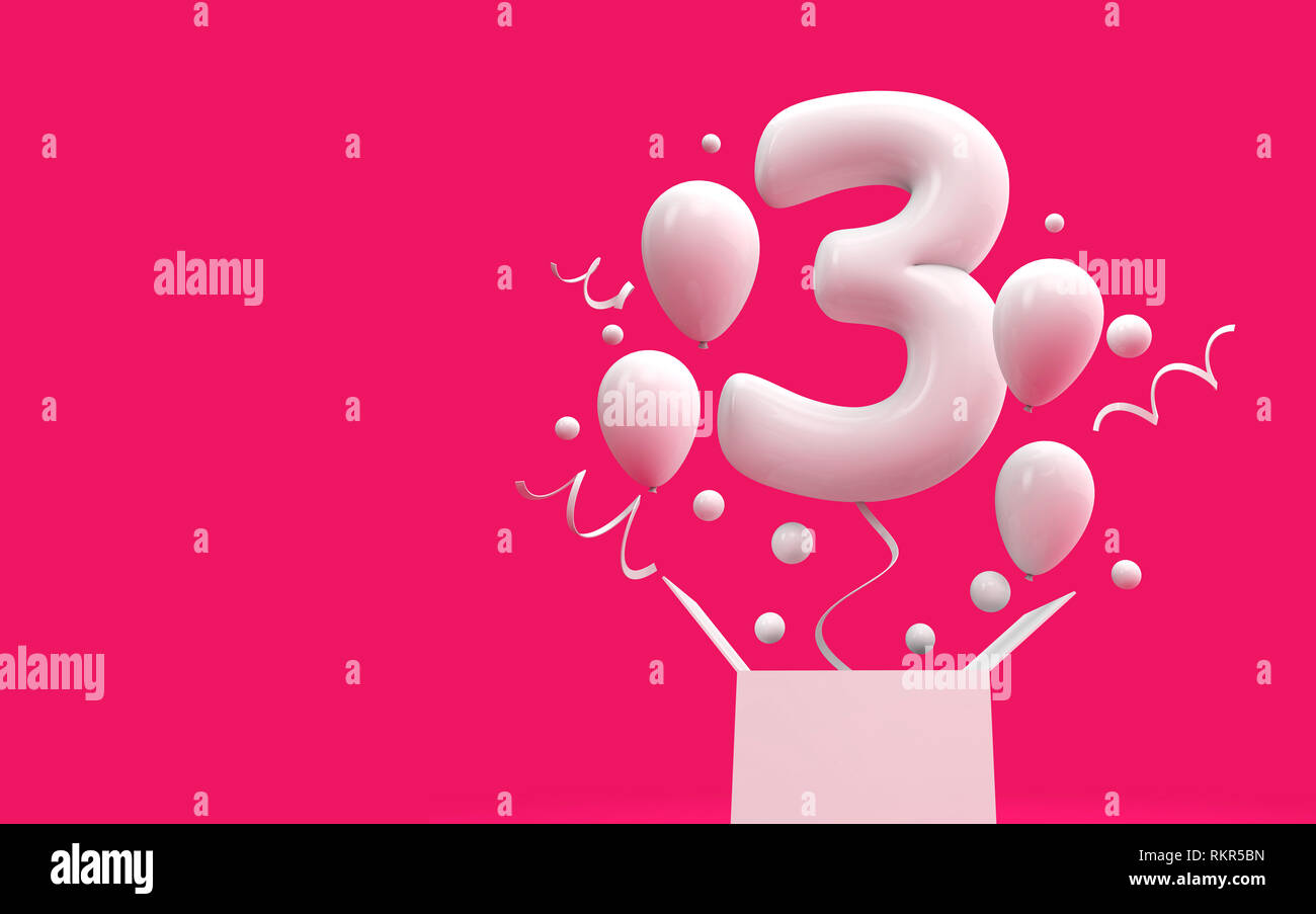 Happy 3rd Birthday Stock Photos Happy 3rd Birthday Stock Images