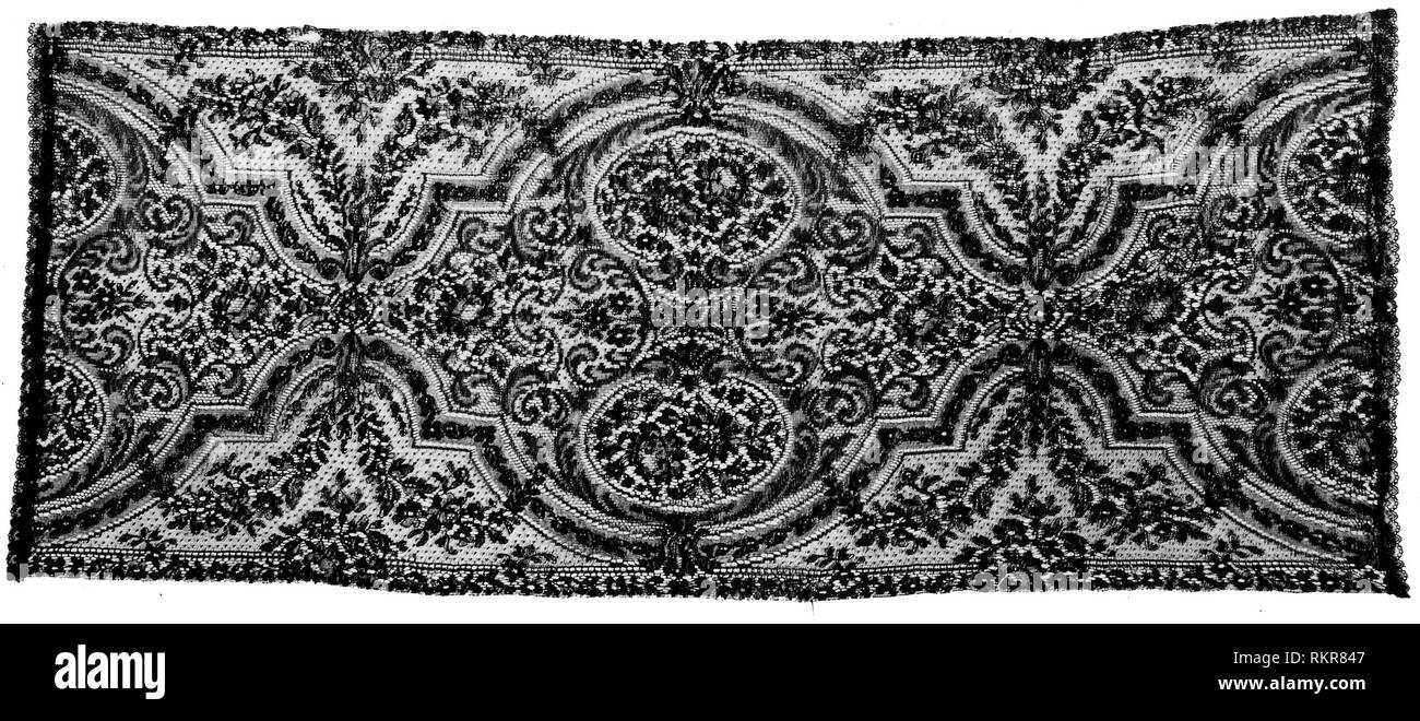 Silk leavers machine lace Black and White Stock Photos & Images Alamy