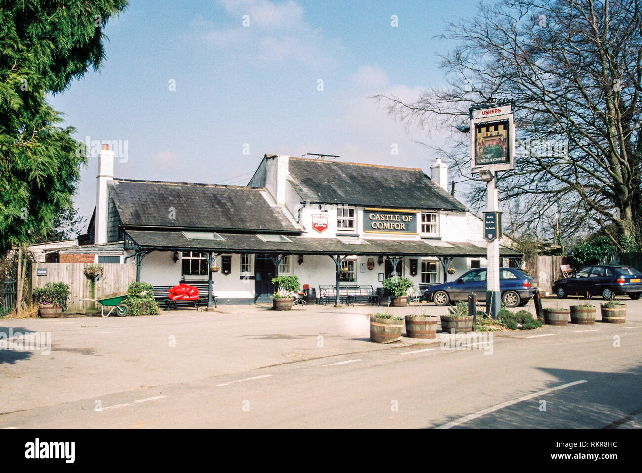 Castle of Comfort public house , Medstead, Alton, Hampshire, England, United Kingdom Stock Photo