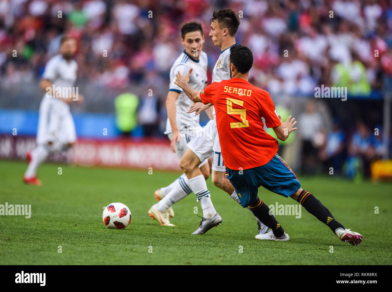 Moscow, Russia July 1, 2018. Spain national football team midfielder