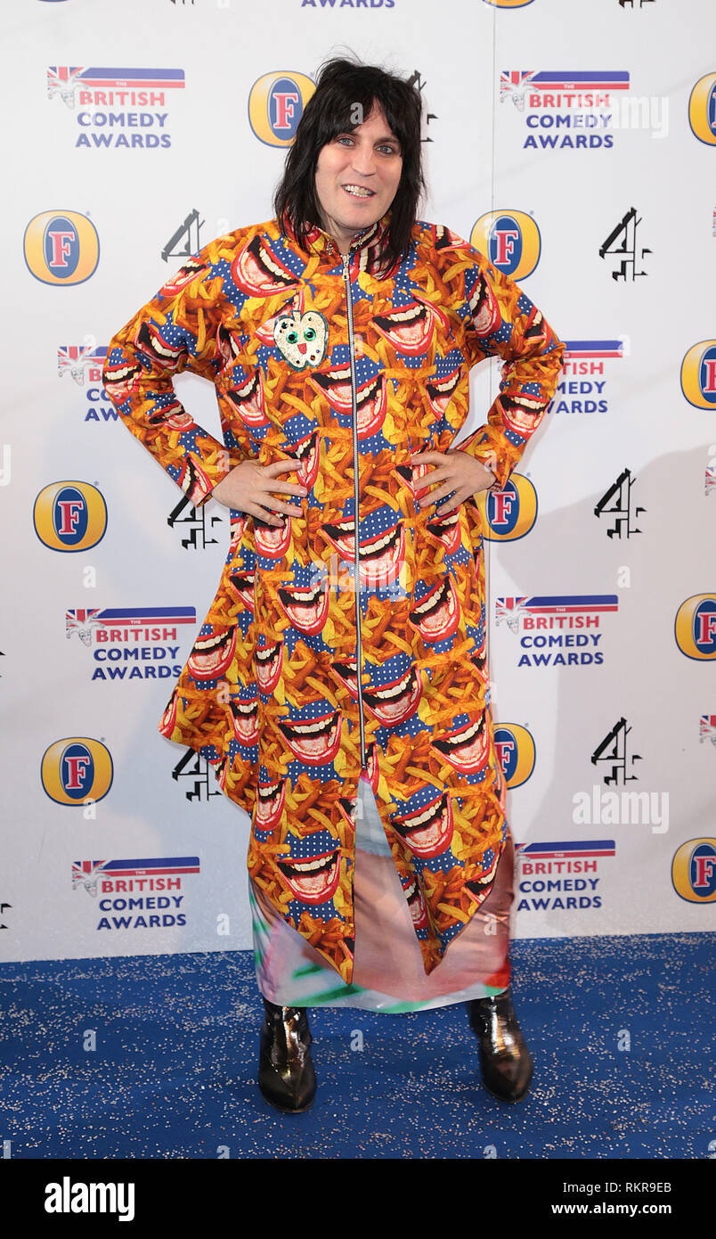Noel Fielding arrives at the British Comedy Awards at Fountain Studios, Wembley, London Stock Photo