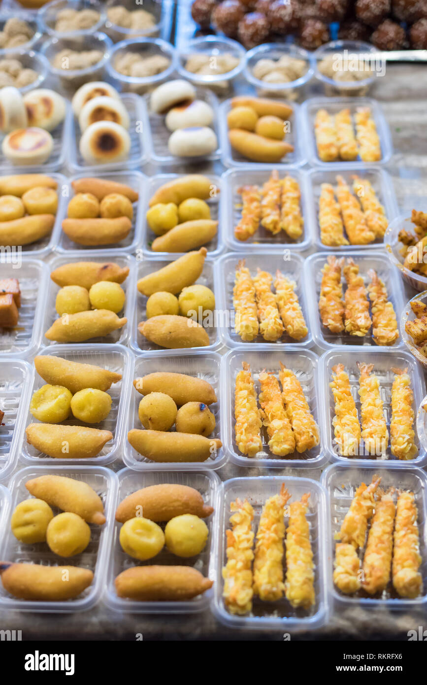 Chinese Snacks Examples Assorted chinese snacks on a table in Chengdu, Sichuan province, China ...