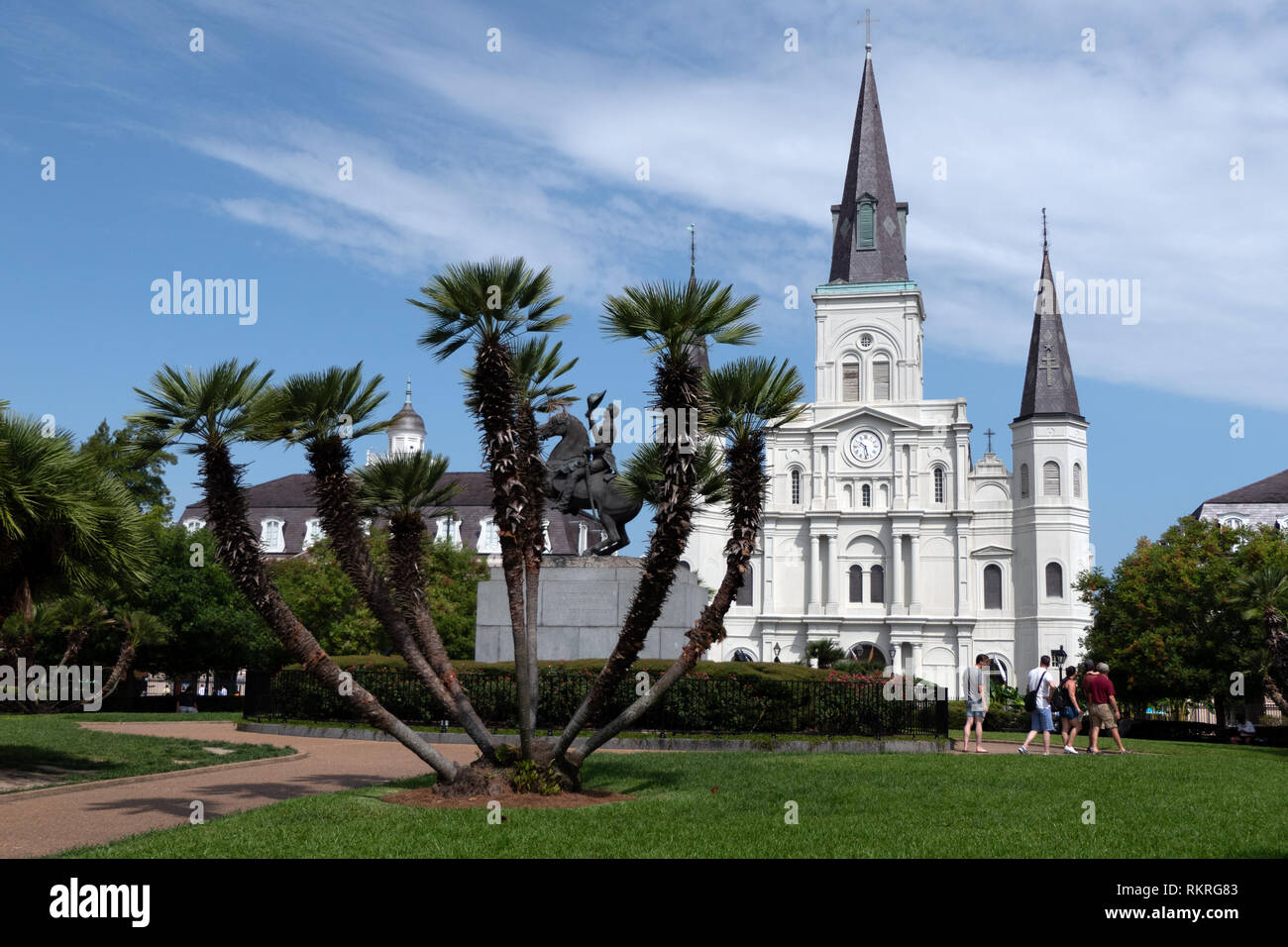 The CathedralBasilica of Saint Louis, also called St. Louis Cathedral