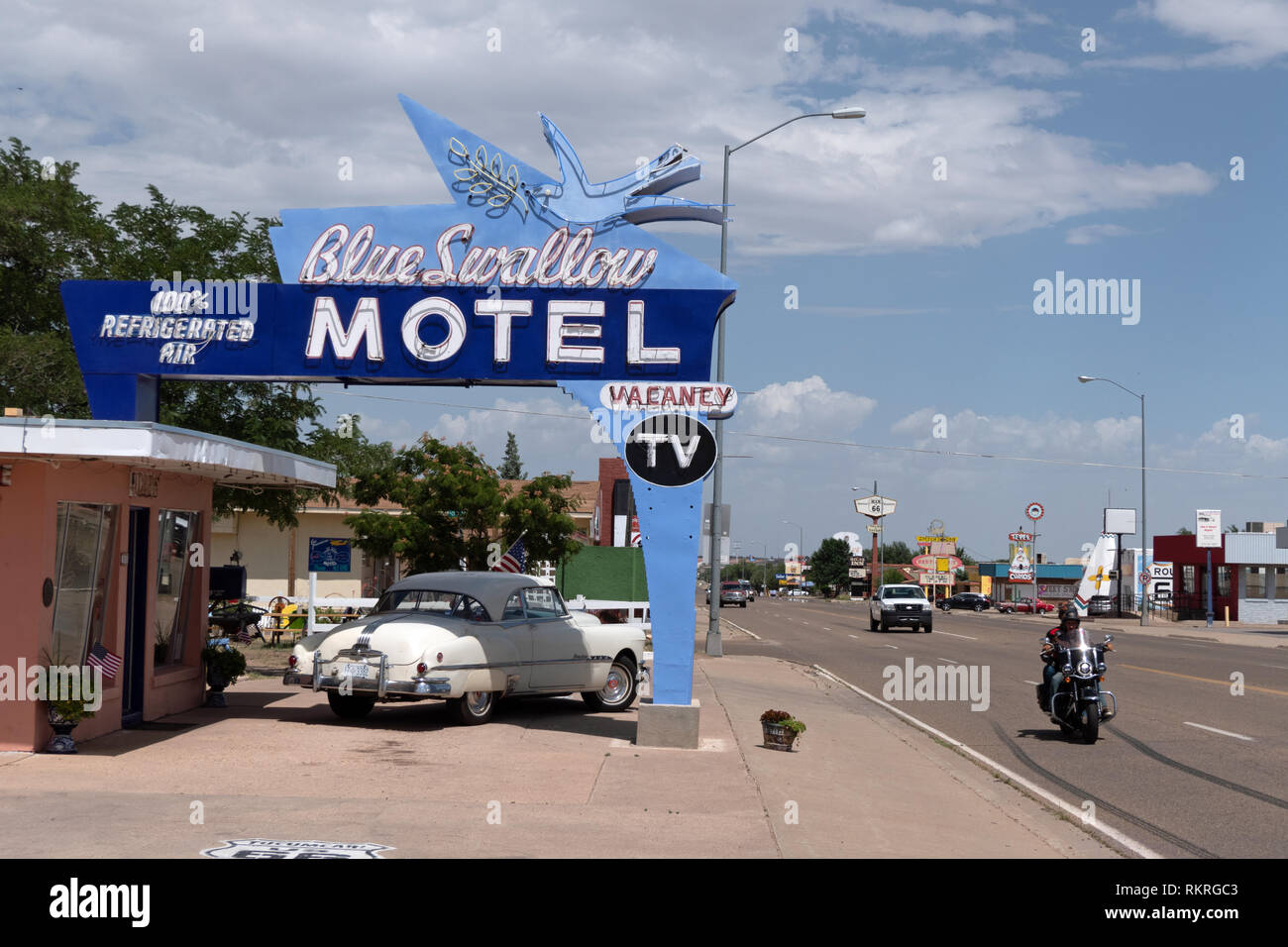 Blue Swallow Motel In Tucumcari New Mexico United States Of