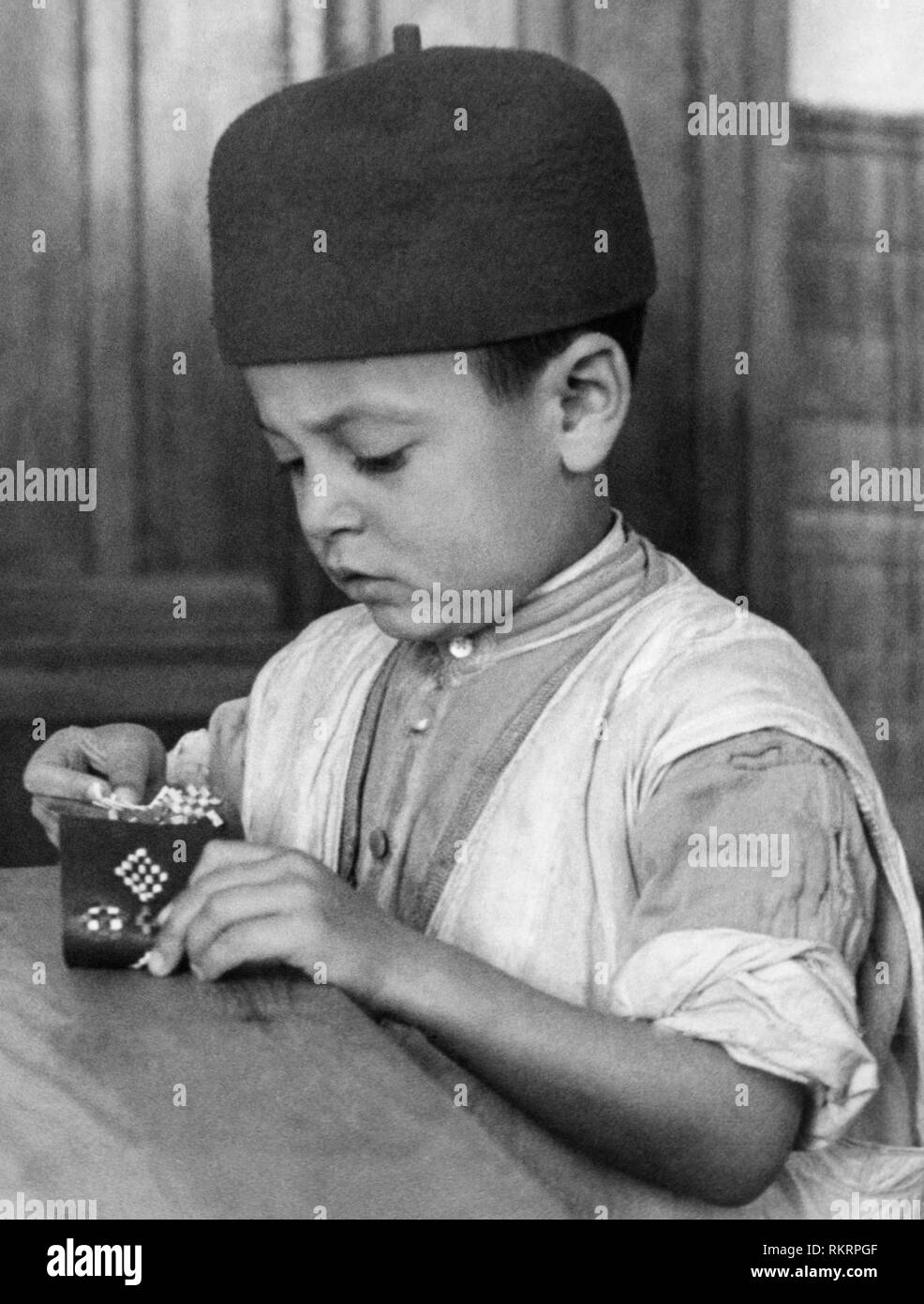 craftsman, tetouan, morocco, africa 1930 Stock Photo