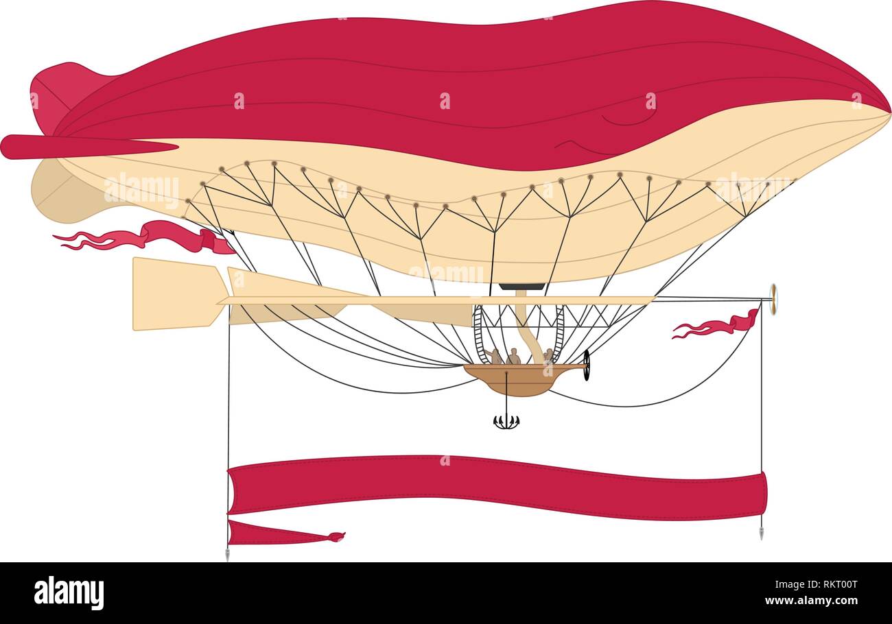 Blimp airship clipart hi-res stock photography and images - Alamy