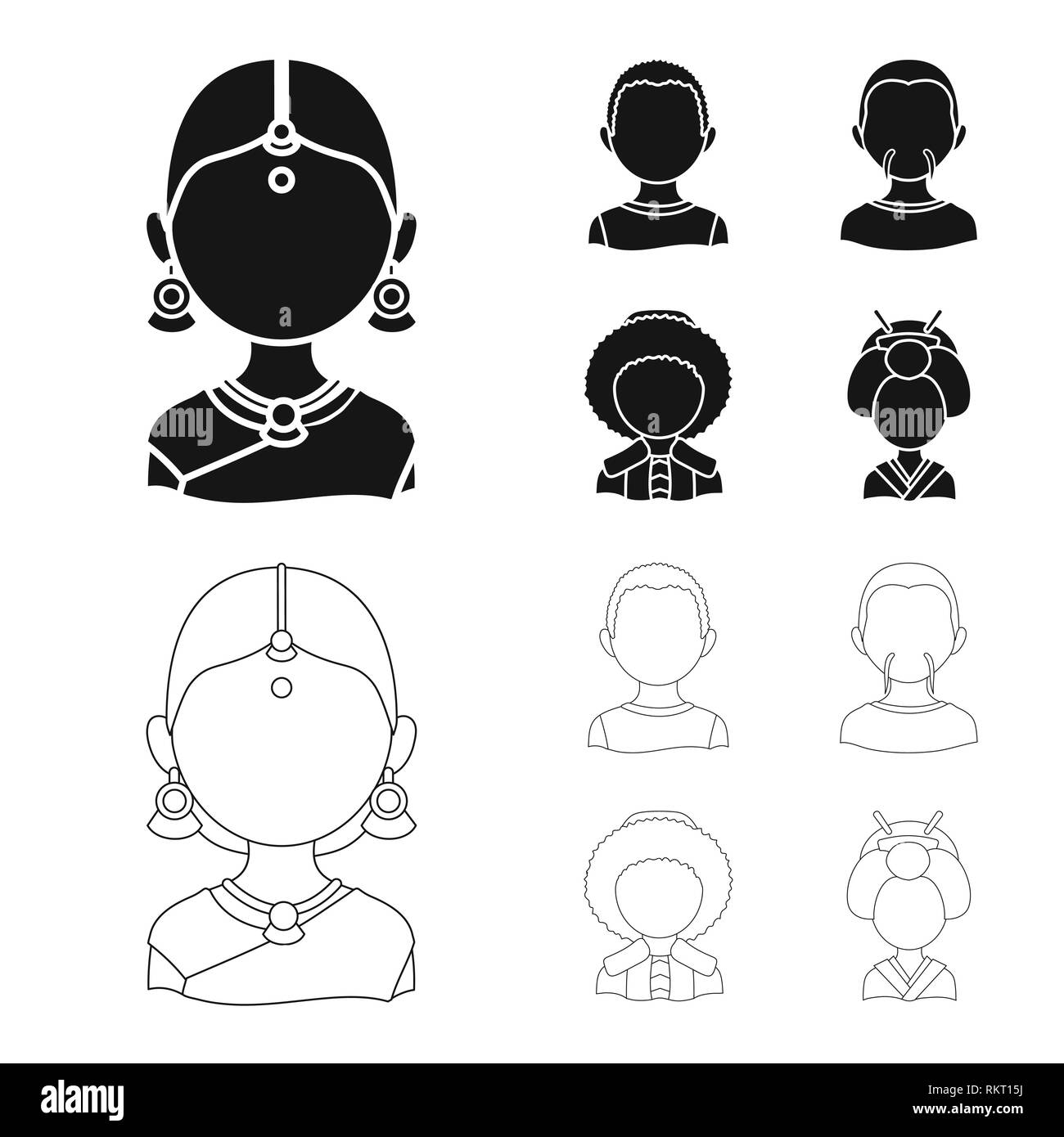 Vector design of imitator and resident logo. Set of imitator and ...
