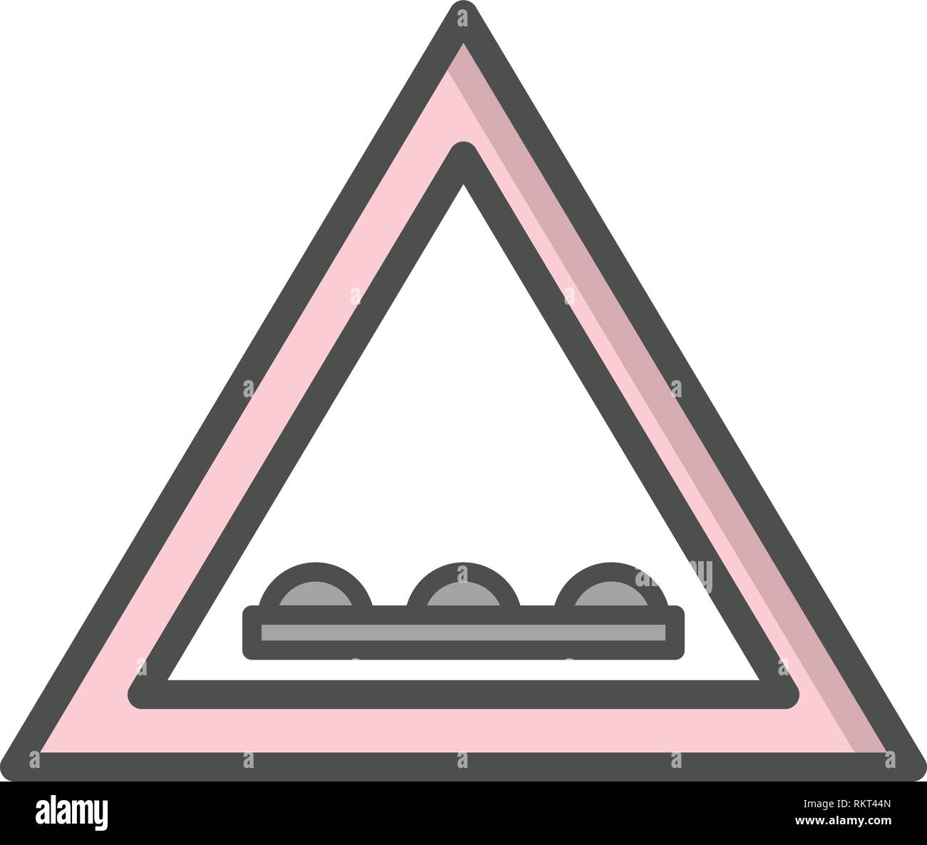 Un even road icon Stock Vector Images - Alamy