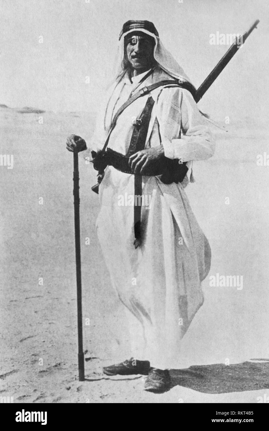 explorer in kufra, libya 1920 Stock Photo