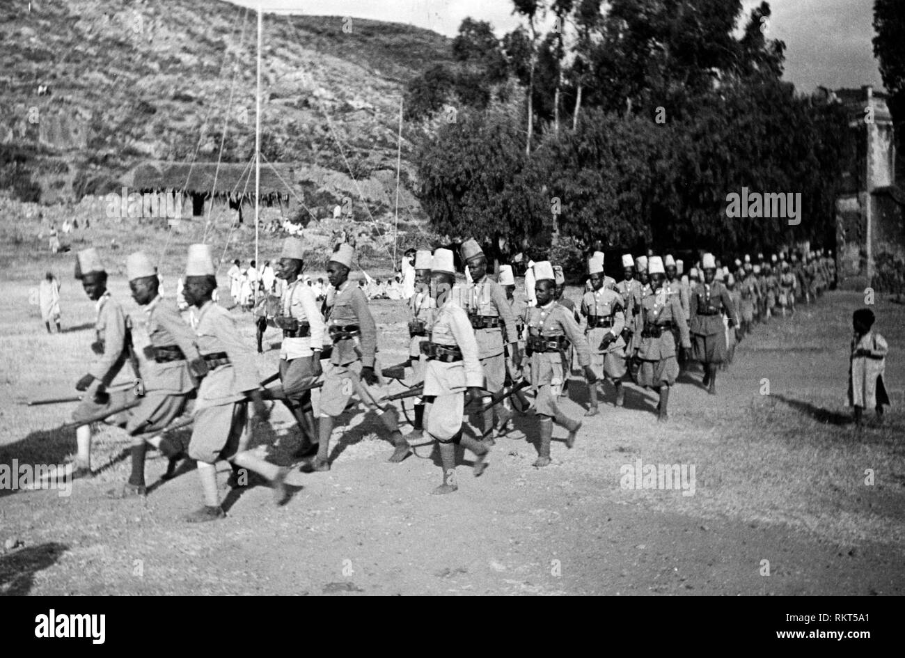 eritrean ascari, 1939-45 Stock Photo