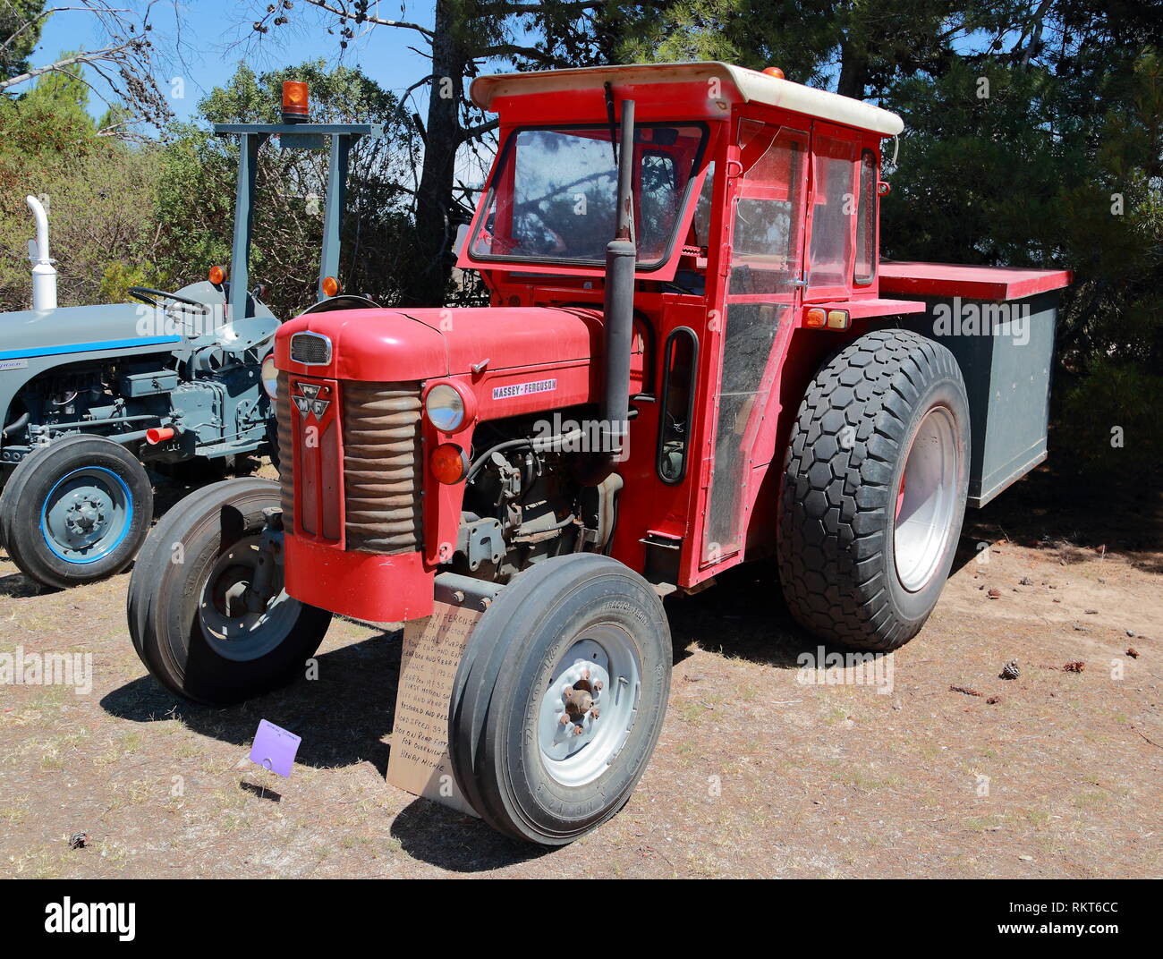 Massey Ferguson tractor at the Power Rally at Port Milang, South