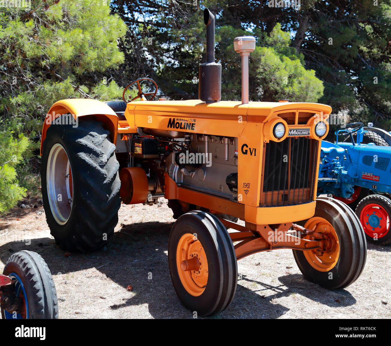 Moline tractor at the Power Rally at Port Milang, South Australia Stock Photo