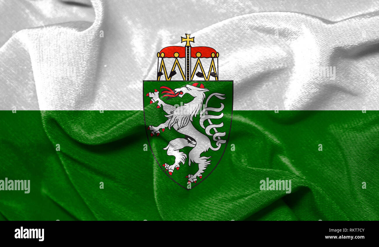 pix Styria Flag https www alamy com realistic flag of styria on the wavy surface of fabric image235945947 html