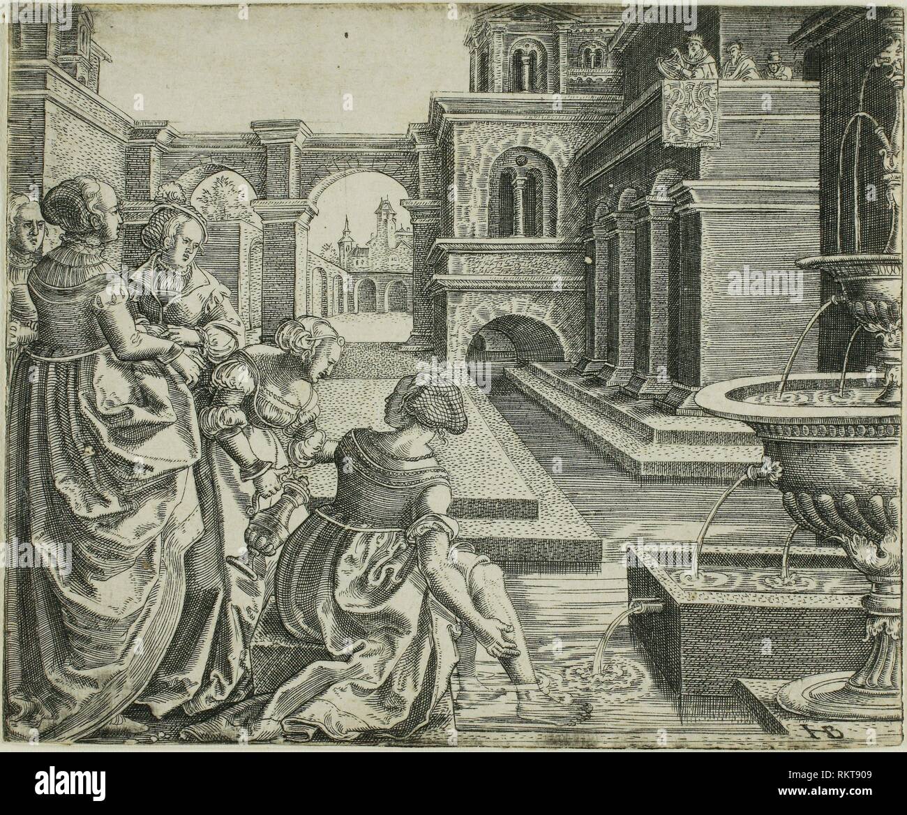 David and Bathsheba c. 1545 Hans Brosamer German, c. 15001554 Artist Hans Brosamer